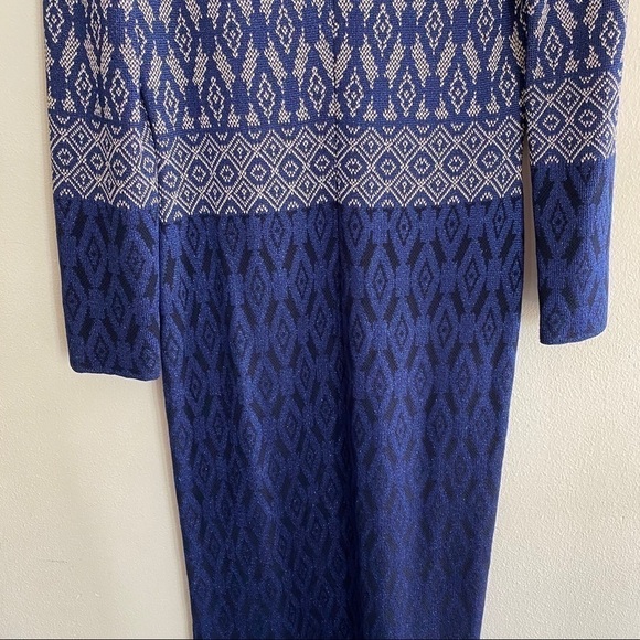 St. John evening Santana knit long maxi dress side slit - Picture 9 of 13